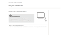 Desktop Screenshot of congres.manners.es